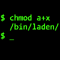 Avatar uživatele chmod a+x /bin/laden